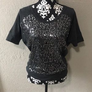 NWOT Express Sequined Top